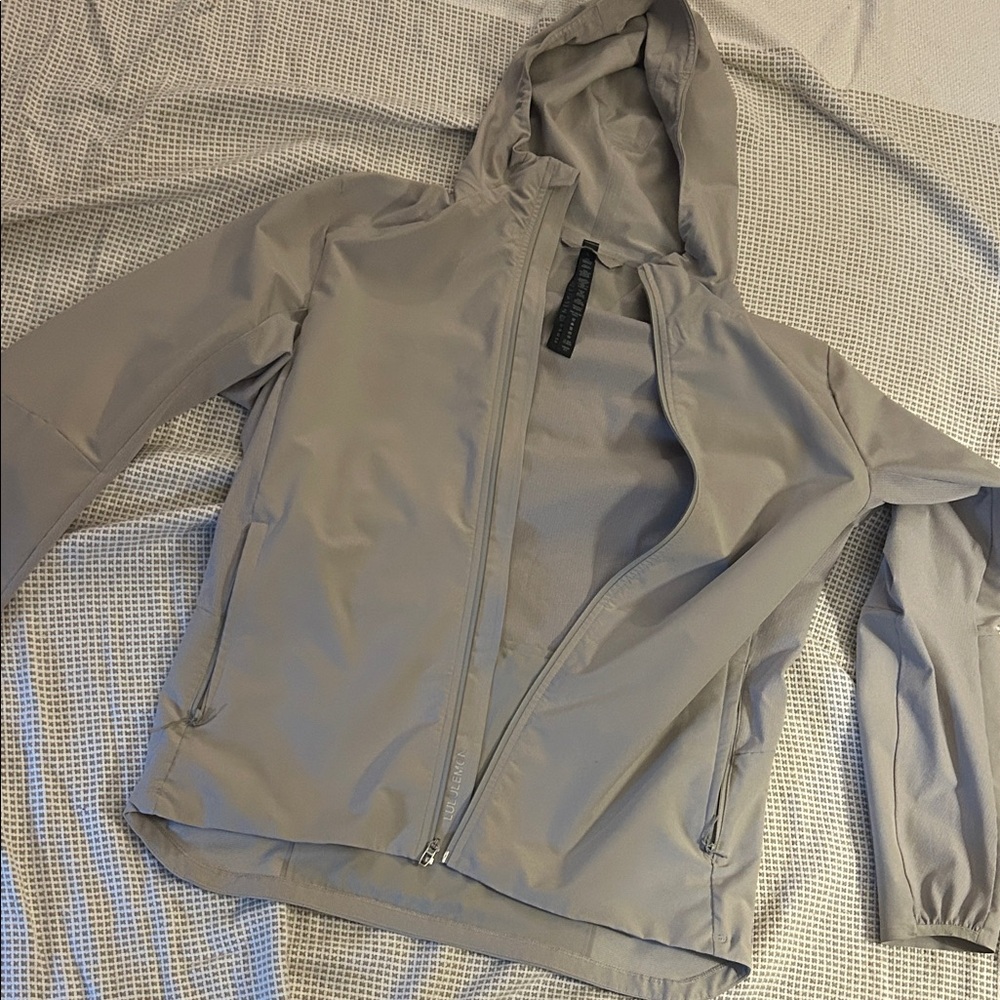Gray Hooded Jacket